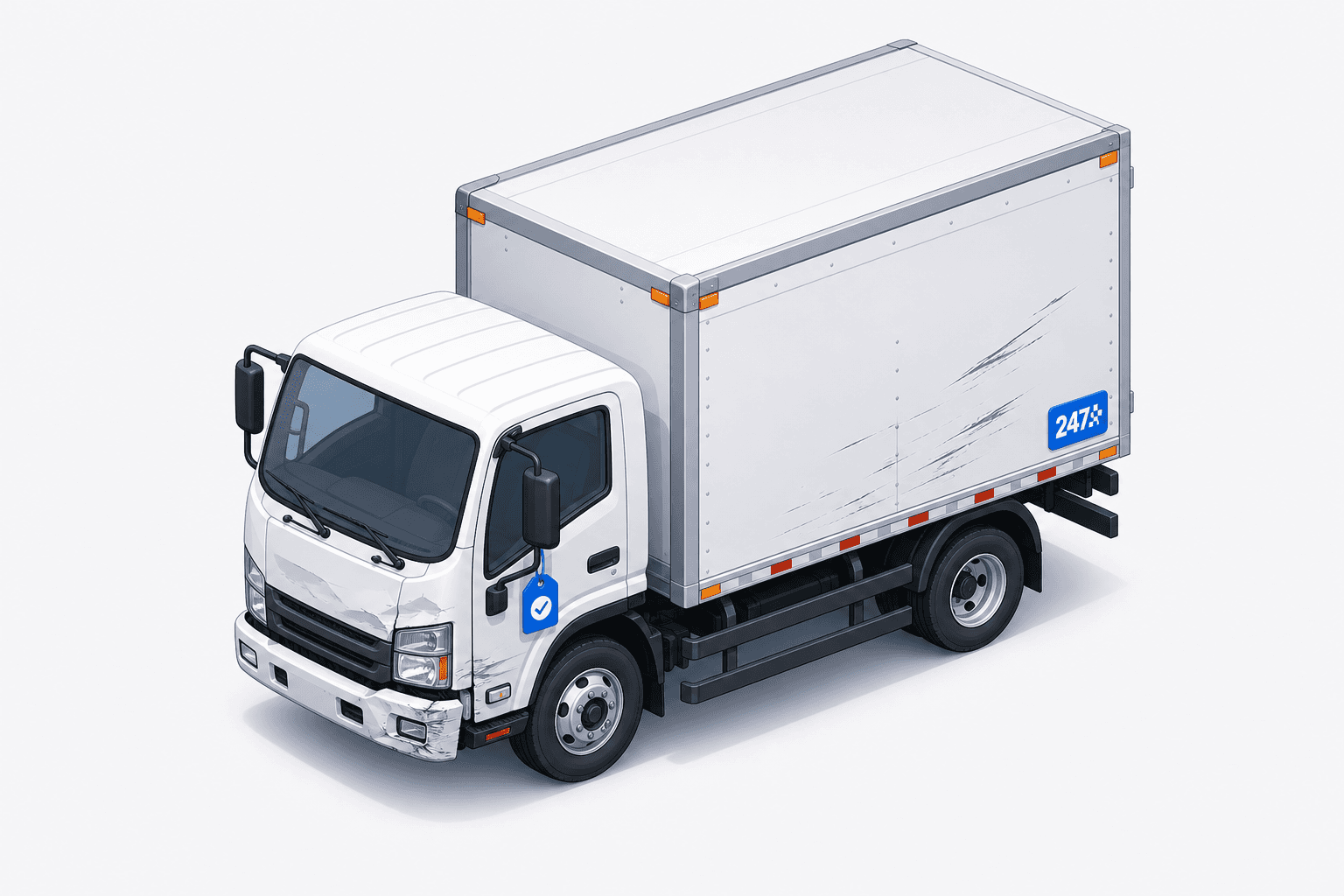 Tractocamión usado con refacciones disponibles en el yonque